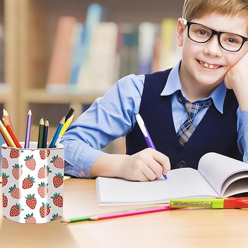 Vista 214 de WAVEYU - Portalápices bonito para escritorio, decoración de escritorio para niñas y mujeres Flor negra