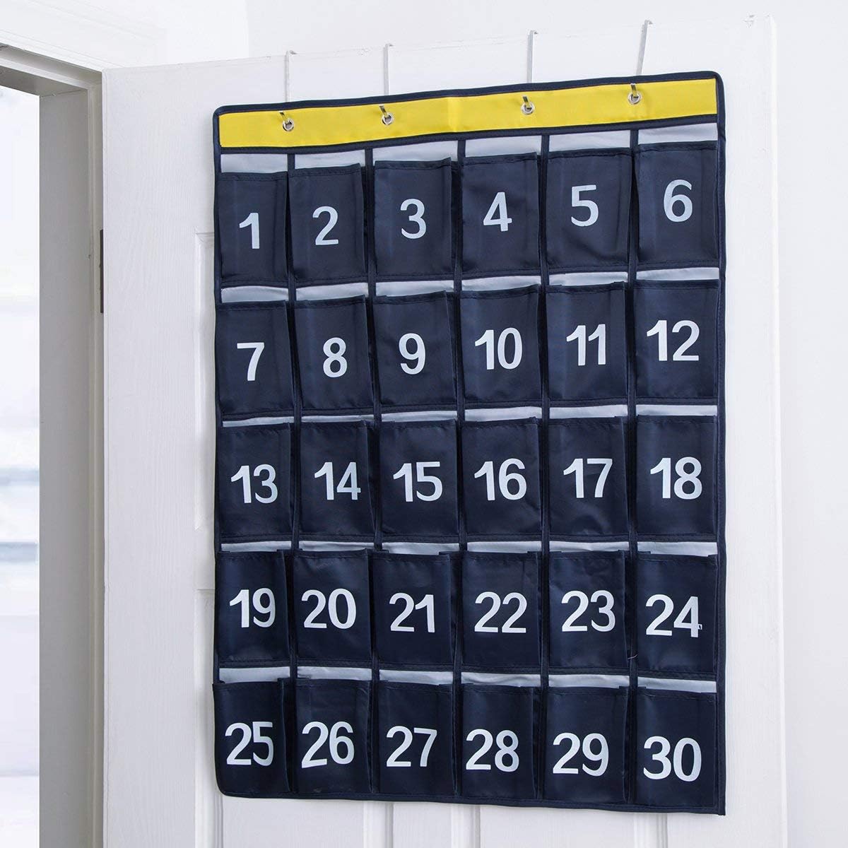 Numbered Classroom Pocket Chart for Cell Phones Calculator