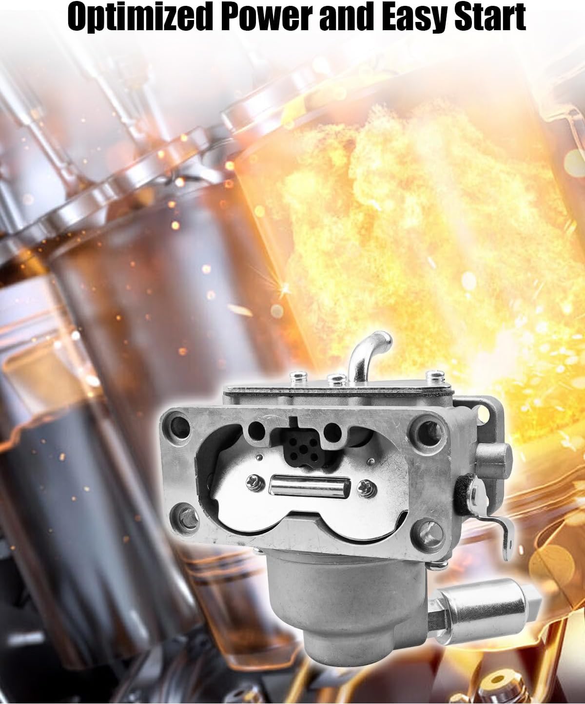 MIA10632 Carburetor Kits Compatible With Johe Deere Z235 Z245 Z255 Zero Turn Mowers D125 LA175 X130R X140 Tractor, Replace MIA11790 AM134086 Carburetor MIU13963 594201 Air Filter