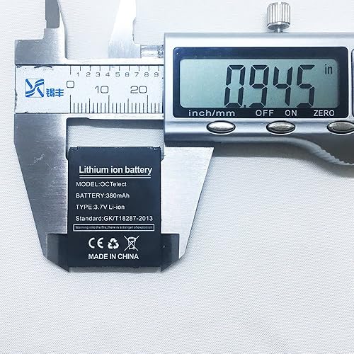 Miniatura 3 de Baterías de reloj inteligente yx-w98 con 380 mAh
