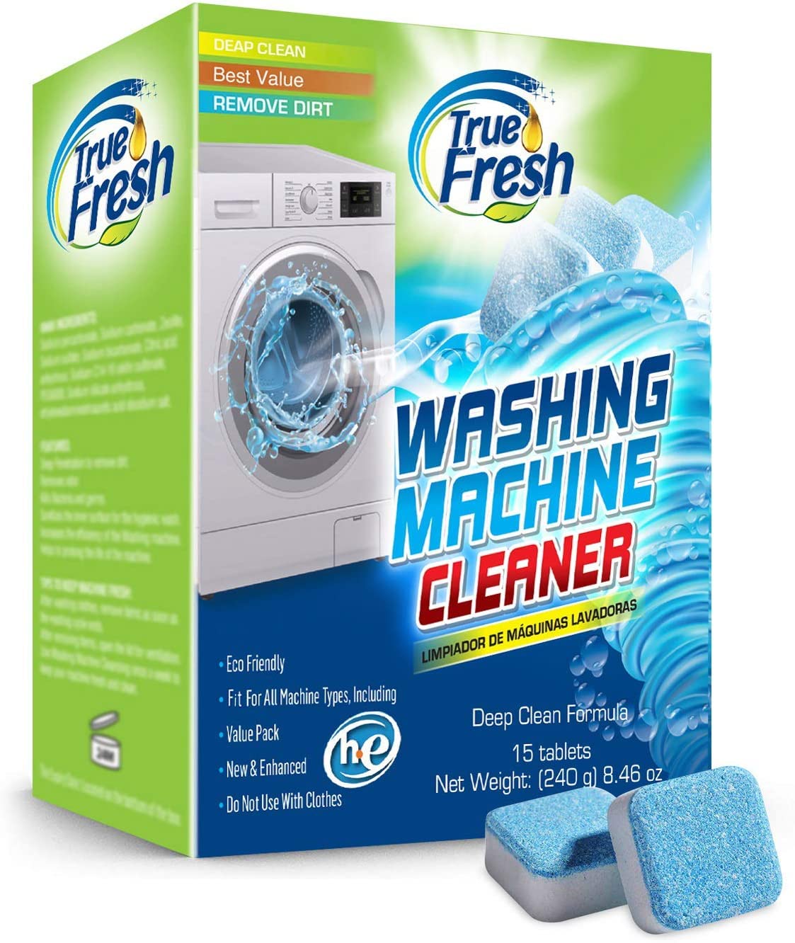 True Fresh washing machine cleaner Tablets Amazon.in Home & Kitchen
