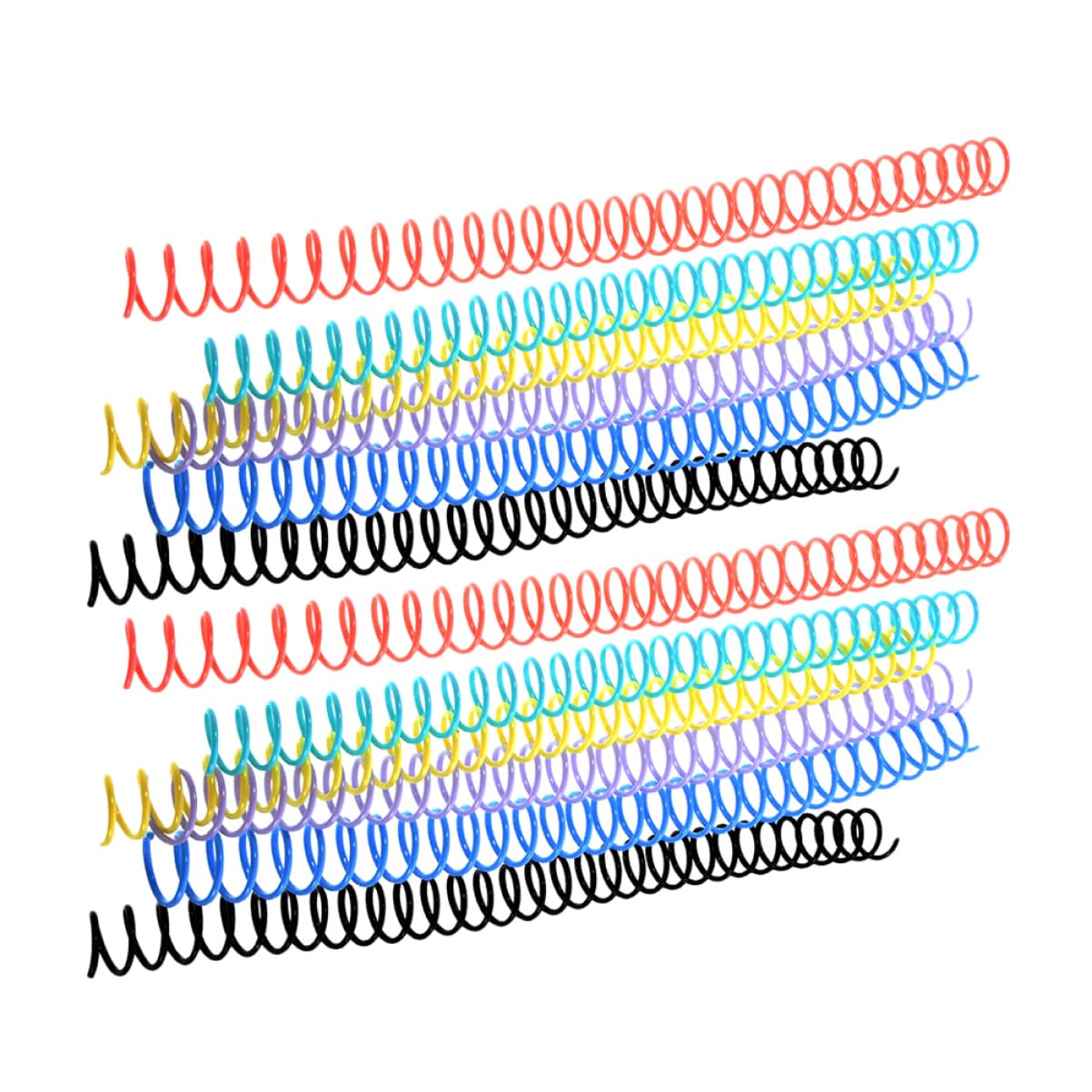 jojofuny 4 Set Libro Della Bobina Forniture Per Rilegatori Di Libri Bobine Di Libri Vincolanti Cerchi Per Raccoglitori Di Fogli Sciolti Fermagli Per Libri Anelli 12 Pezzi * 4