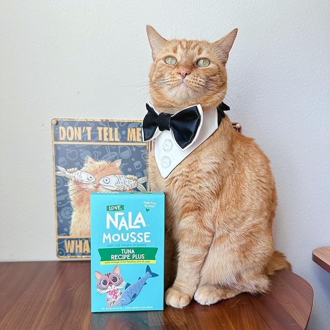 LOVE NALA Golosinas para Gatos Atún Mousse 24 Paq miniatura 9