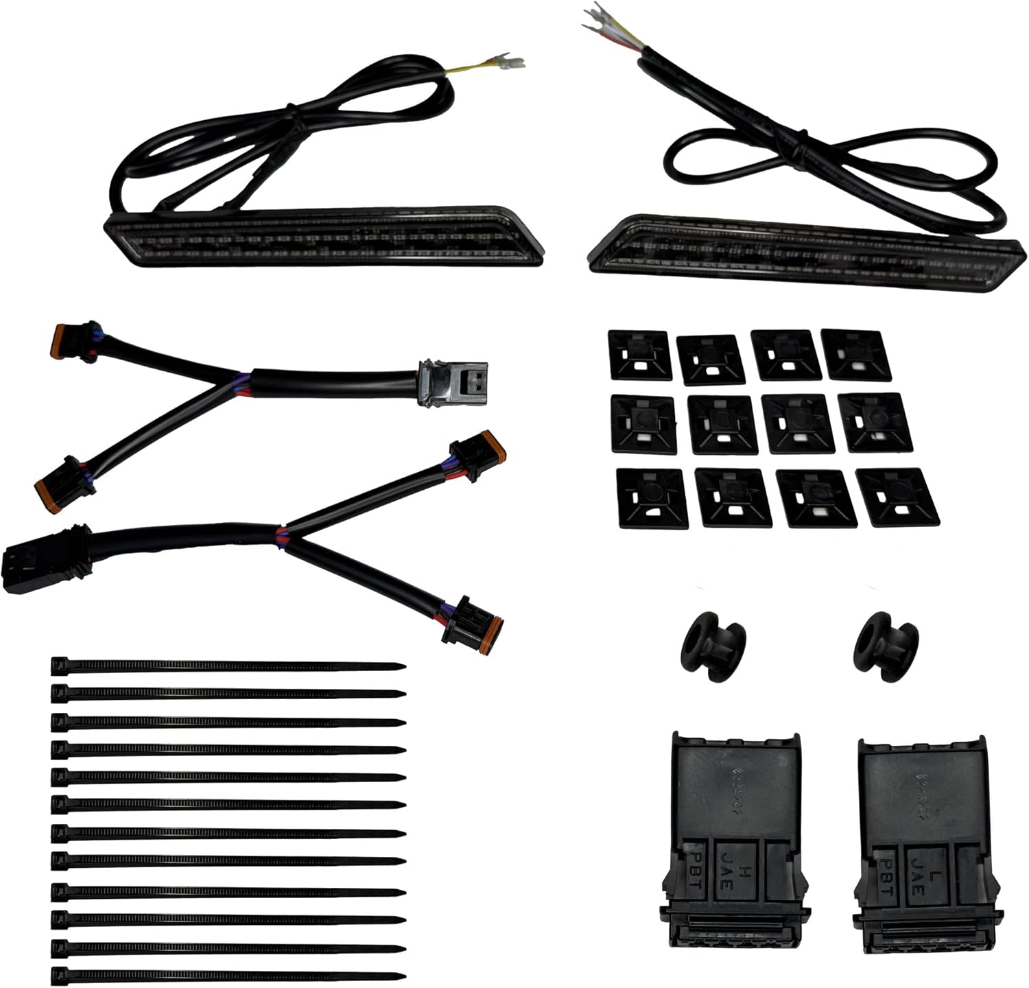 Saddlebag LED Latch Cover Lights for '23-25 Harley FLTRXSE, FLHXSE & '24-Up Street Glide, Road Glide Models – Smoked Lens,Uncompatible 2026 Street Glide Road Glide Limited
