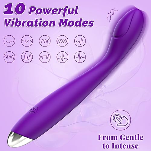 Miniatura 3 de Vibrador para adultos, juguetes sexuales para mujeres, vibrador de punto G para clítoris con 10 modos de vibración, vibradores recargables