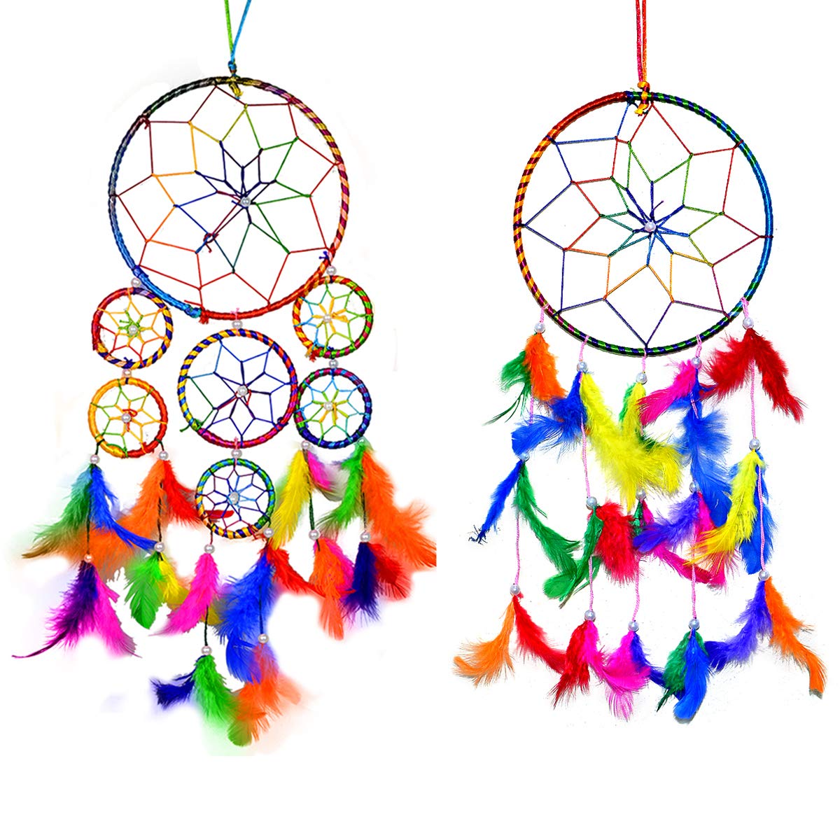 Reiki Crystal Products Wall Hanging Dream Catcher for Positive Energy and Protections - Pack of Combo 2 pc-picture-15