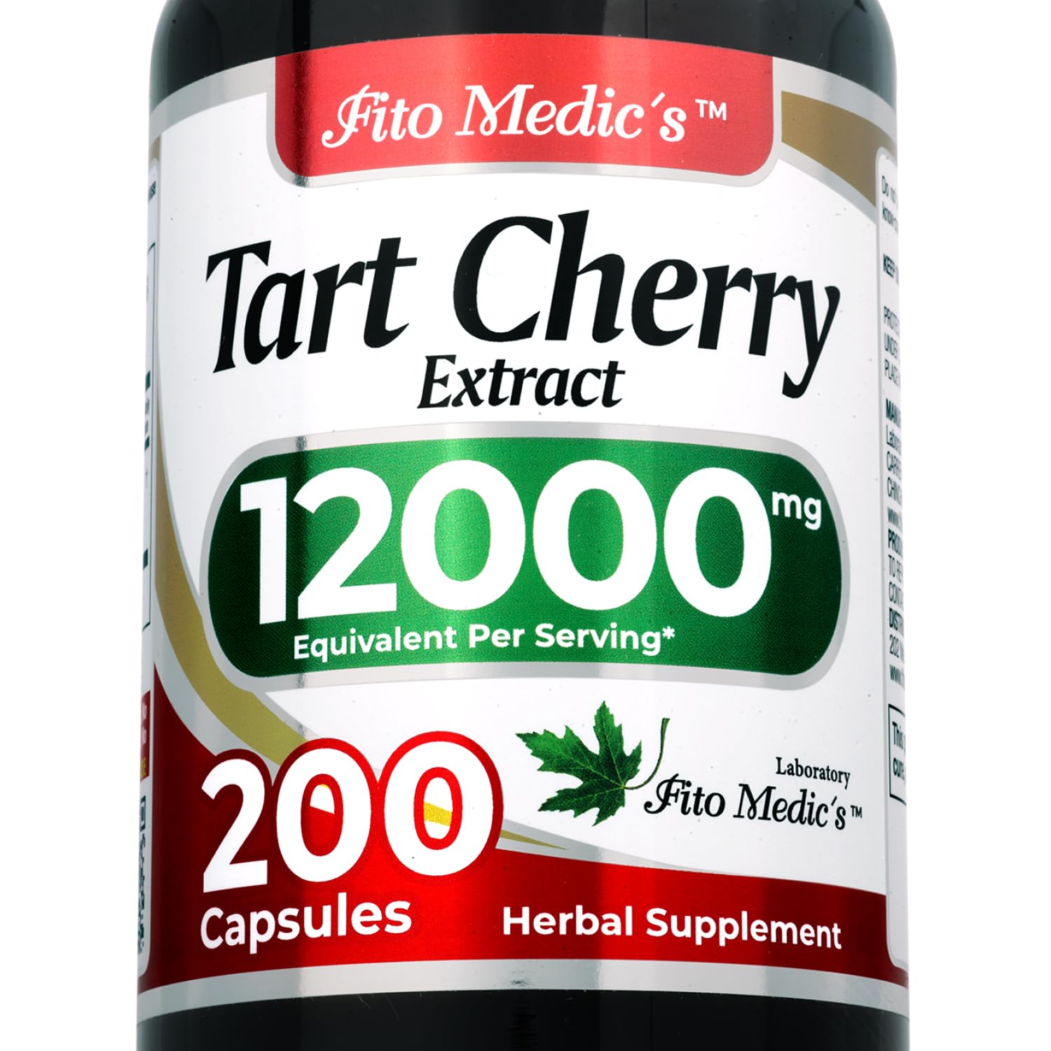 Lab | tart cherry capsules | tart cherry extract | 200 Capsules