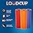 The LoudCup 23oz Reusable Water Bottle (Ice White) - 2-in-1 Travel Tumbler & Noisemaker - BPA-Free, Blow Horn & Cup with Slide Lid - Perfect for Sports Events, Game Day, Tailgating & Parties