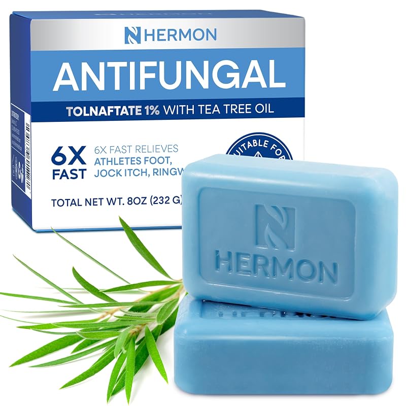 Sabonete em barra Hermon com óleo de melaleuca, 2 unidades