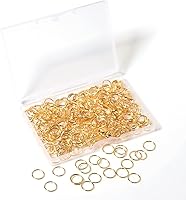 Vista 11 de 1000 piezas de anillos abiertos de 6mm chapados en plata para hacer joyas, anillos de salto plateados para manualidades, aretes, collares, pulseras