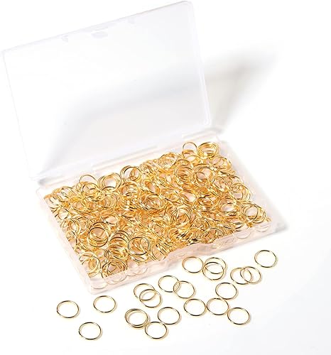 Miniatura 10 de 1000 piezas de anillos abiertos de 3 mm chapados en plata, oro y oro rosa, anillo de salto para hacer joyas de hierro, anillos simples a granel