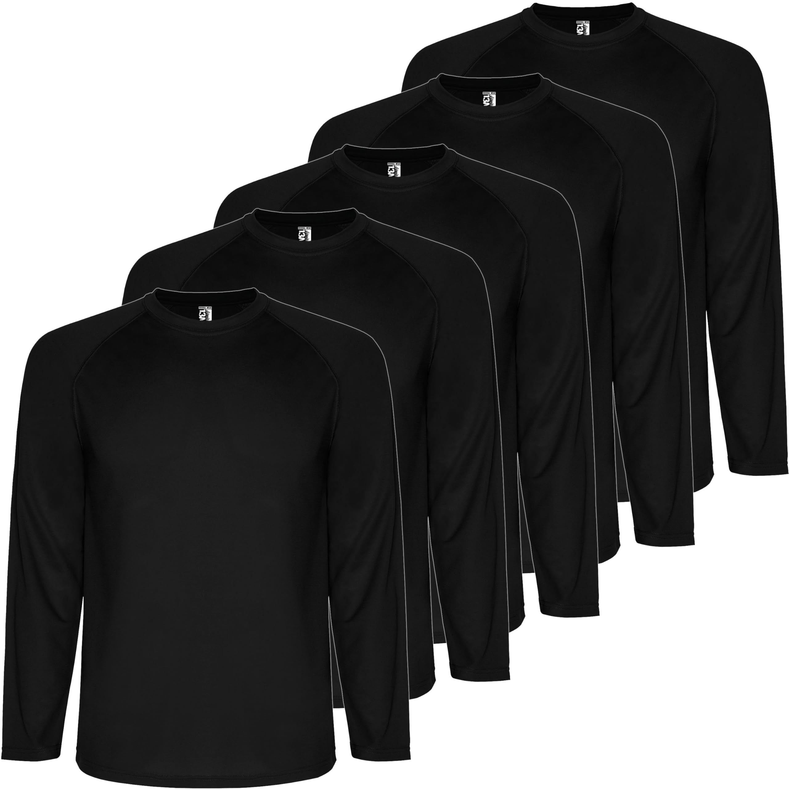 Pack 5 | Camiseta Técnica Manga Larga | Hombre | Deporte