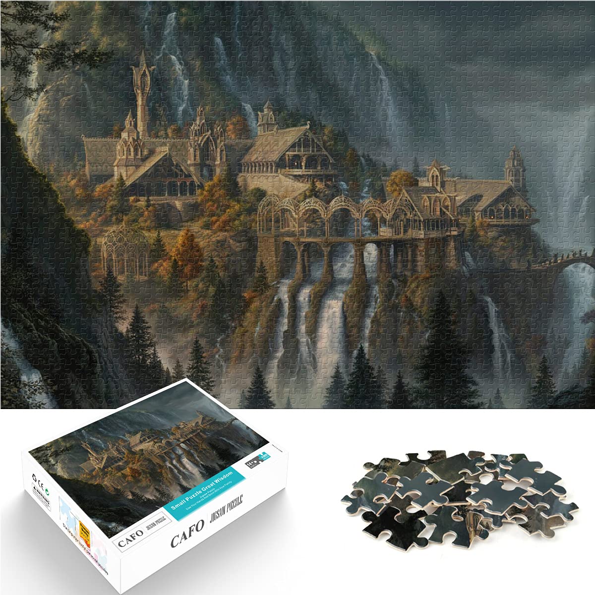River's Edge 1000 Teile Puzzle – Motiv 'Dreamers Hour' – Fertig 71,1 X 50,8 Cm – In Geprägter Dose