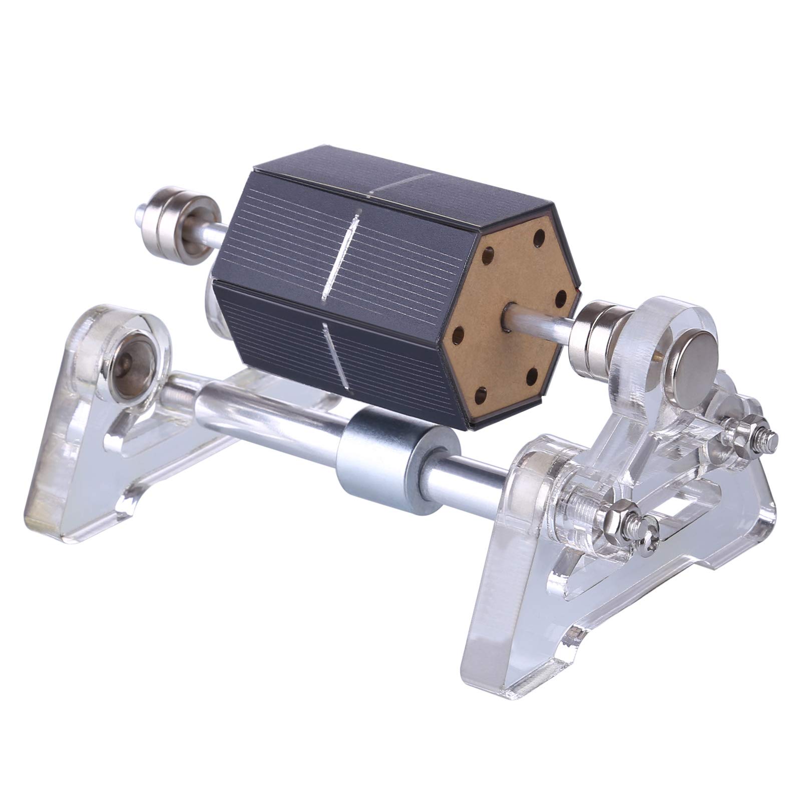 STARK-2 - Kit de modelo de motor eléctrico de energía solar, levitación magnética, modelo de motor solar, regalo creativo para adultos, STARK-2
