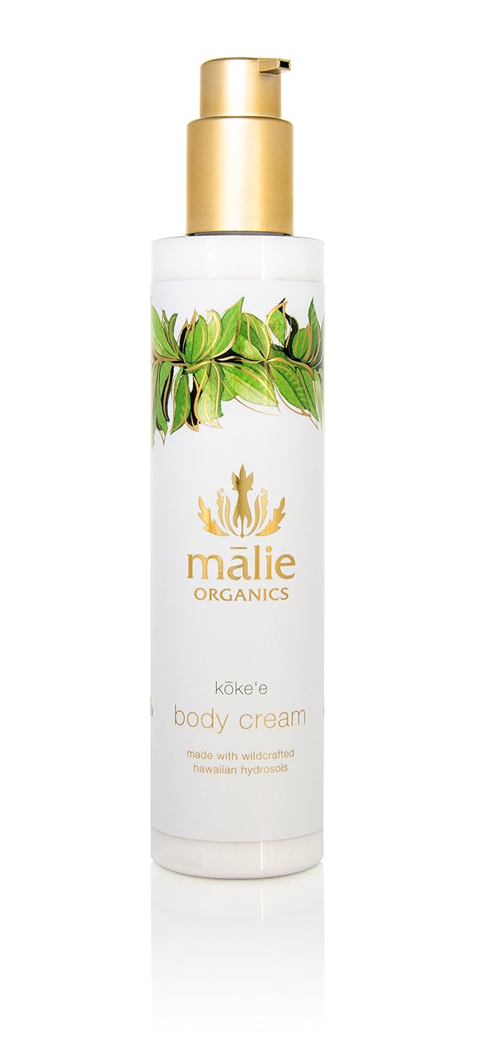 Malie Organics’ Hydrating Body Cream, Soothes & Protects Skin, 7.5 Fl Oz
