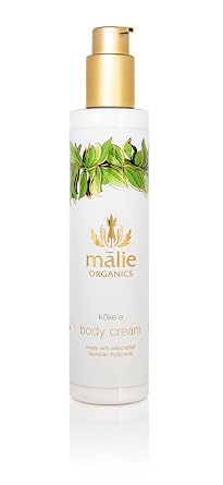Malie Organics Hydrating Body Cream, Soothes & Protects Skin, 7.5 Fl Oz