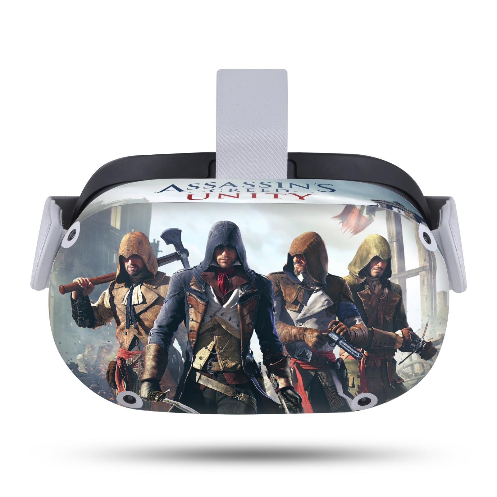 Head Case Designs Officially Licensed Assassin's Creed Game Cover Unity Key Art Vinyl Sticker Skin Decal Cover Compatible with Meta Quest 2