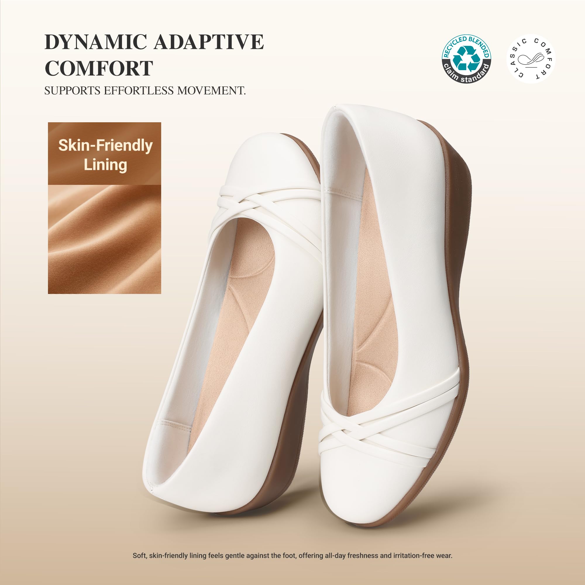 DREAM PAIRS Scarpe basse da donna | Scarpe da ballerina con punta rotonda
