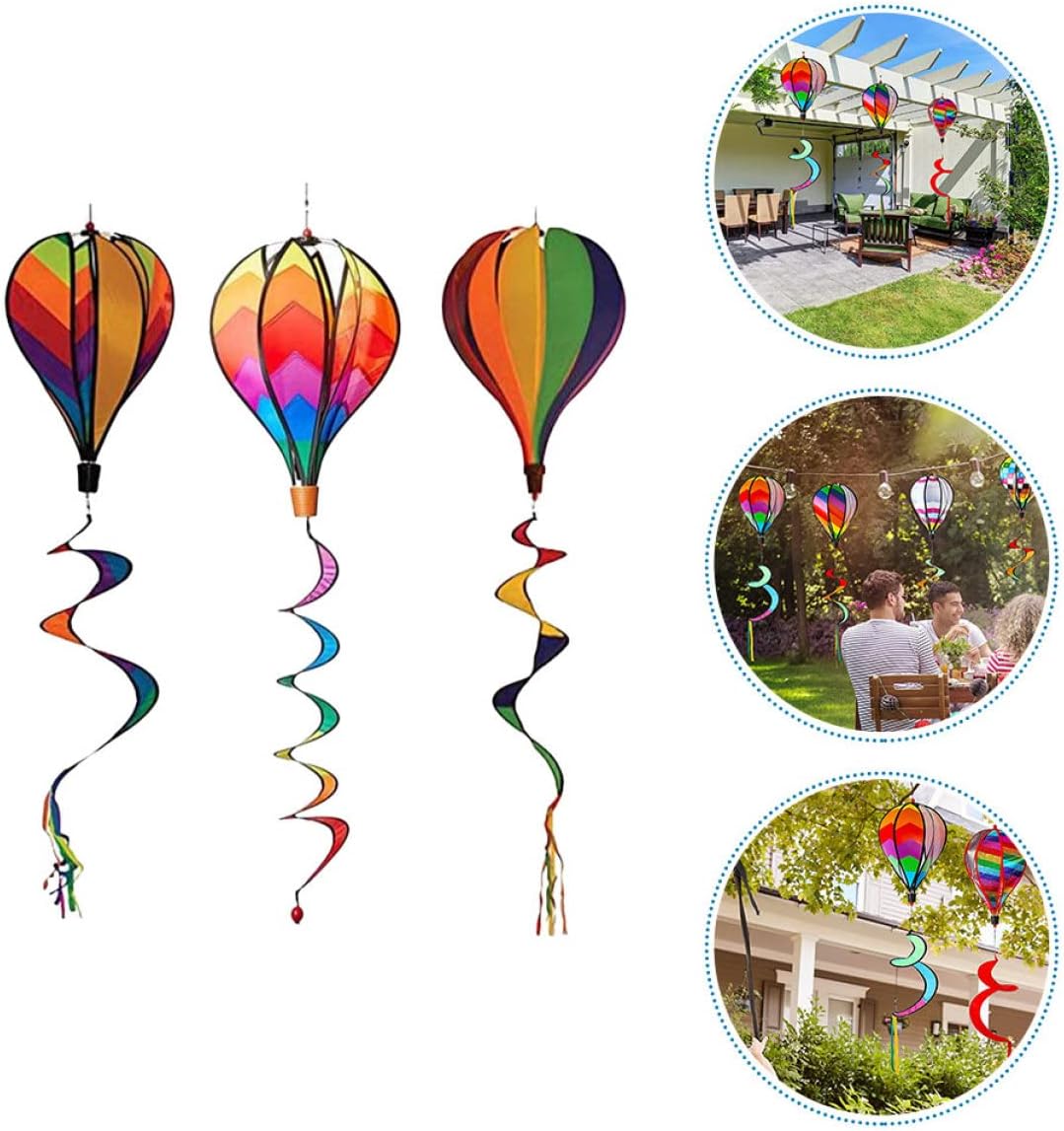 YARNOW 6 Pcs Hot Air Hot Wind Spinners Hot Solar Balloon Wind Balloon Wind Spinners