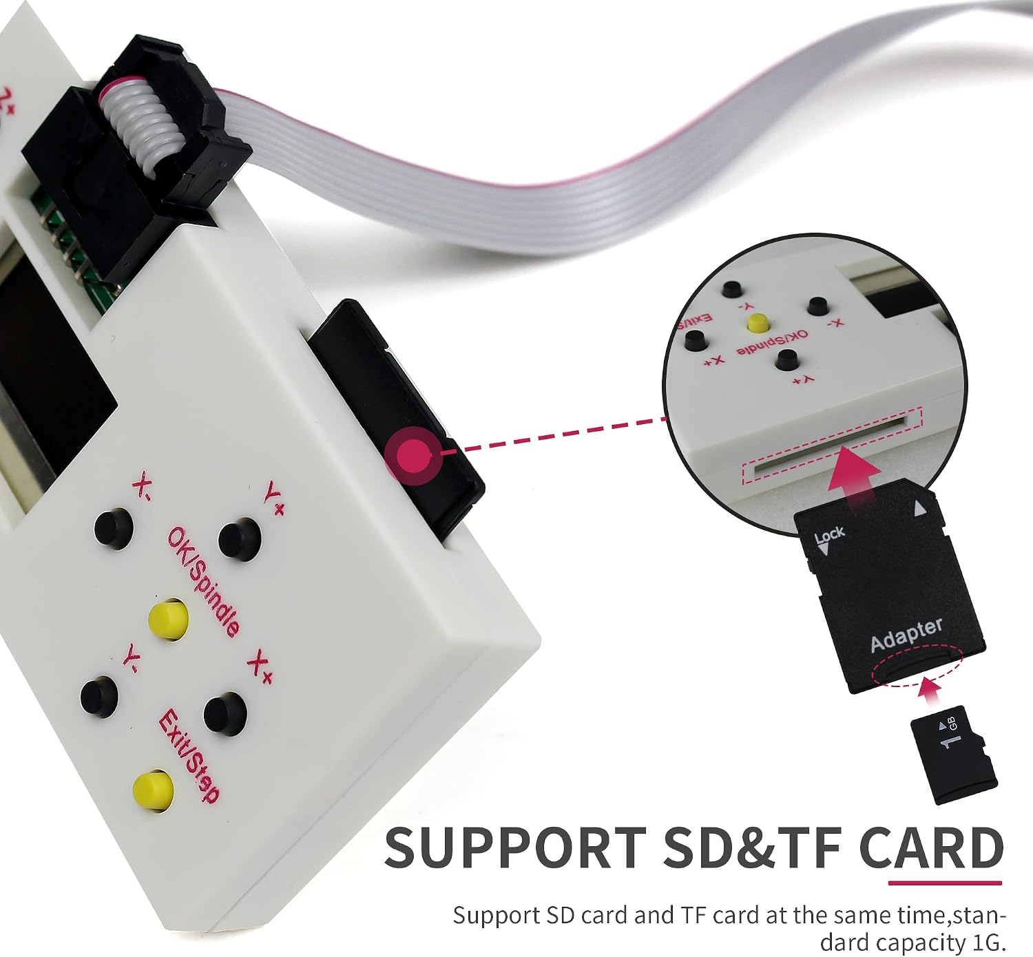 Offline controller with SD and TF card support