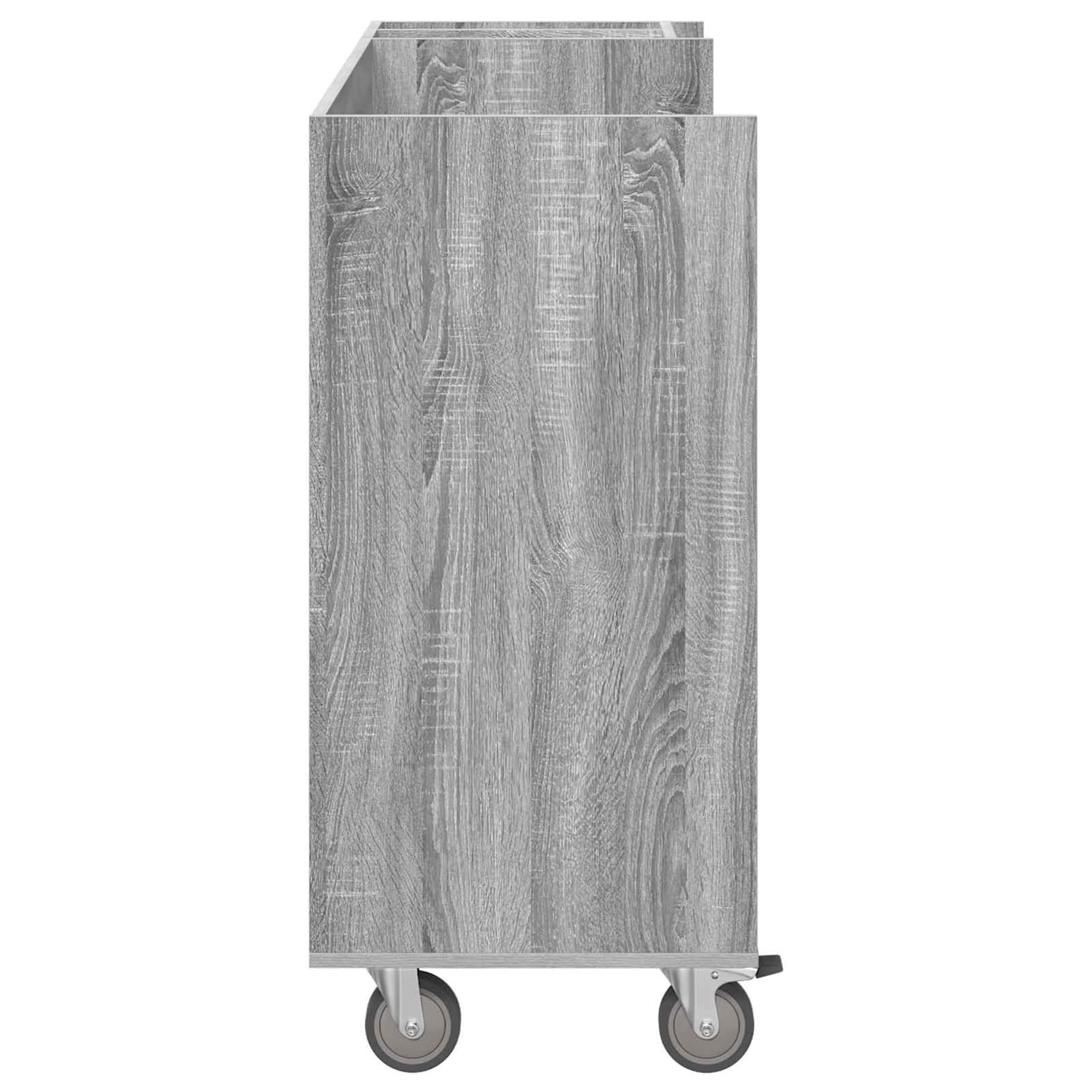 Gecheer Golf-Schrank Uni Grau, 120 x 45 x 98 cm, Holz, Stauraum für Golfzubehör, für Garage und Wohnraum