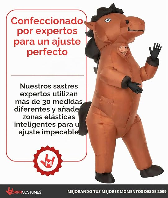 Foto 4 de 7 de Morph Disfraz Hinchable Caballo Niño, Disfraces Caballos Hinchables, Traje Inflable Divertido