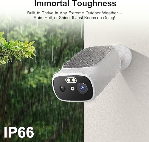 Miniatura 7 de Cámaras de seguridad WiFi 5G inalámbricas para exteriores, cámara de seguridad 5G para seguridad del hogar, detección de movimiento AI, visión