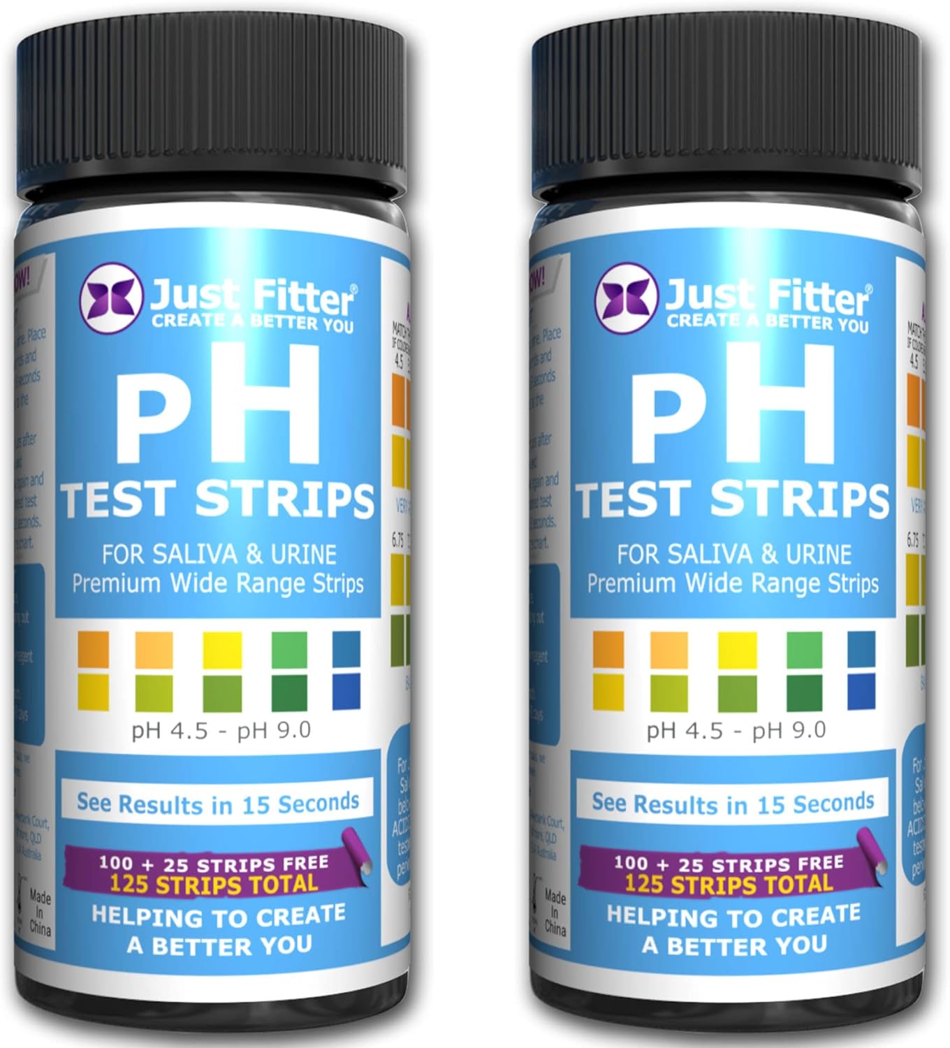 pH Test Strips 2 Bottles. Test Alkaline and Acid Lebanon Ubuy