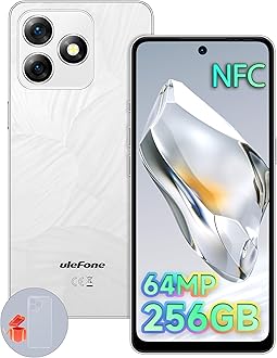 Note 18 Pro Mobile Phones, NFC Android 14 256GB/2TB Expanstion, 6.78 inch 3D Corning Gorilla Glass, 90Hz, 64MP Dual Camera, 18W Charging, 4G SIM-Free Unlocked Smartphone, Phone Case, White