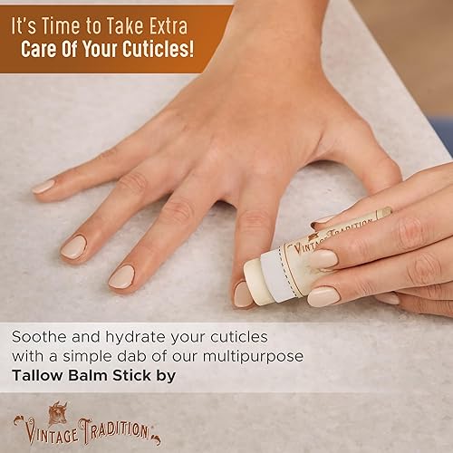 Miniatura 8 de Vintage Tradition Bálsamo labial hidratante de ternera - Hidratante labial tubo con mezcla de aceites esenciales de cítricos y lavanda hidrata y