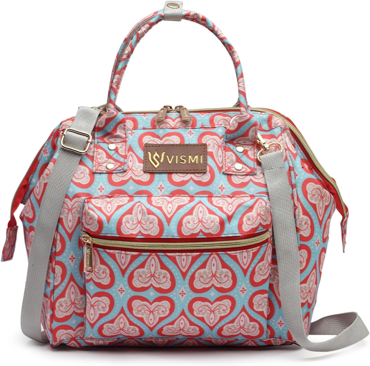 VISMIINTREND Mini Diaper Bag for Baby | Small Nappy Bags for Mother | Maternity Travel Handbag | Hospital Bags for Mom | Baby Shower Gift for Mom | Gifts for New Born Baby Boy Girl