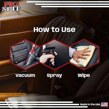 Leather Cleaner & Conditioner 16 Fl Oz - Cleans, Restores & Protects Leather Seats, Jackets, Boots - UV Protection Formula for Cars, Motorcycles, Trucks, RVs
