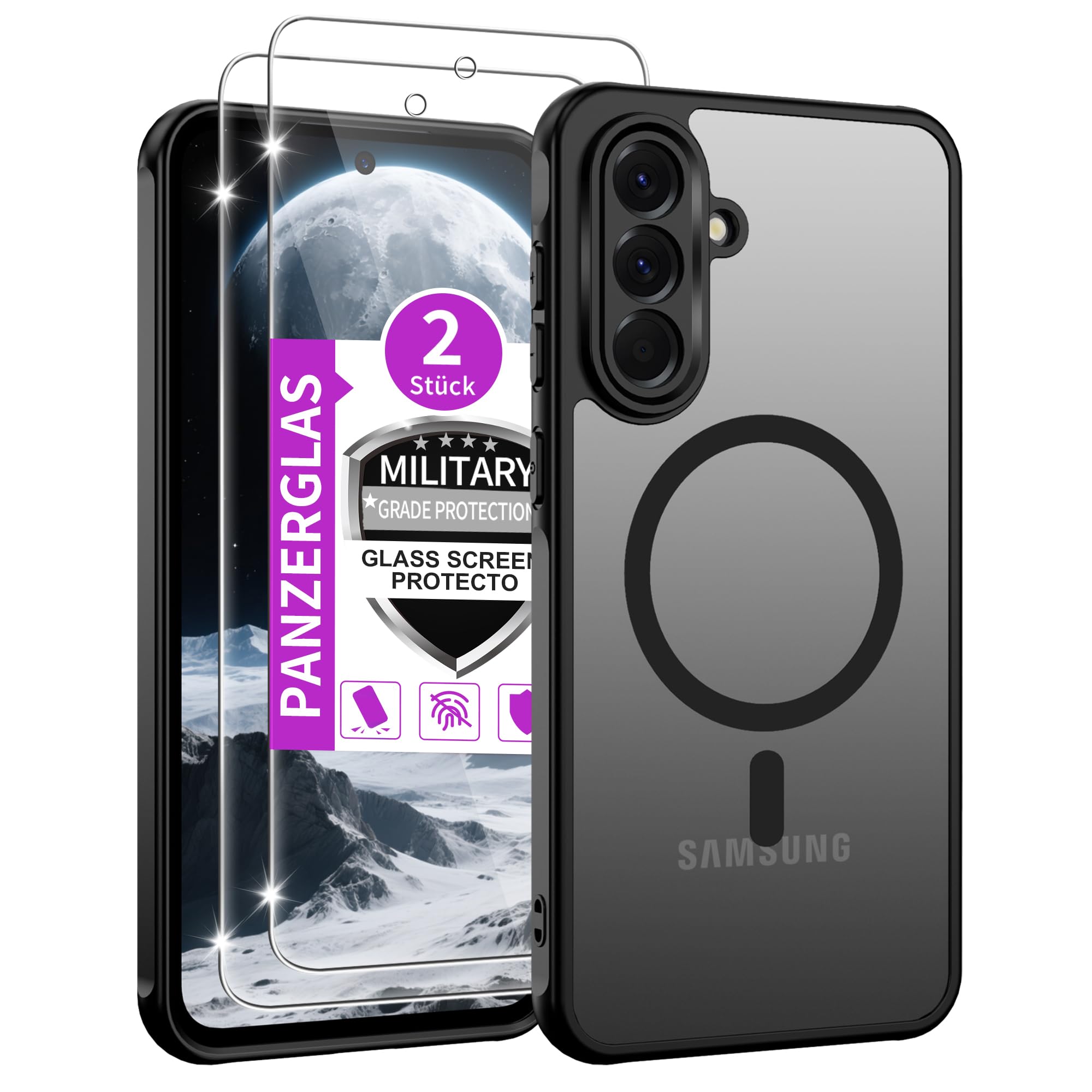 Jshru für Samsung Galaxy A15/A16/A56 5G/A17 /A26/A36/A37/A57 Hülle