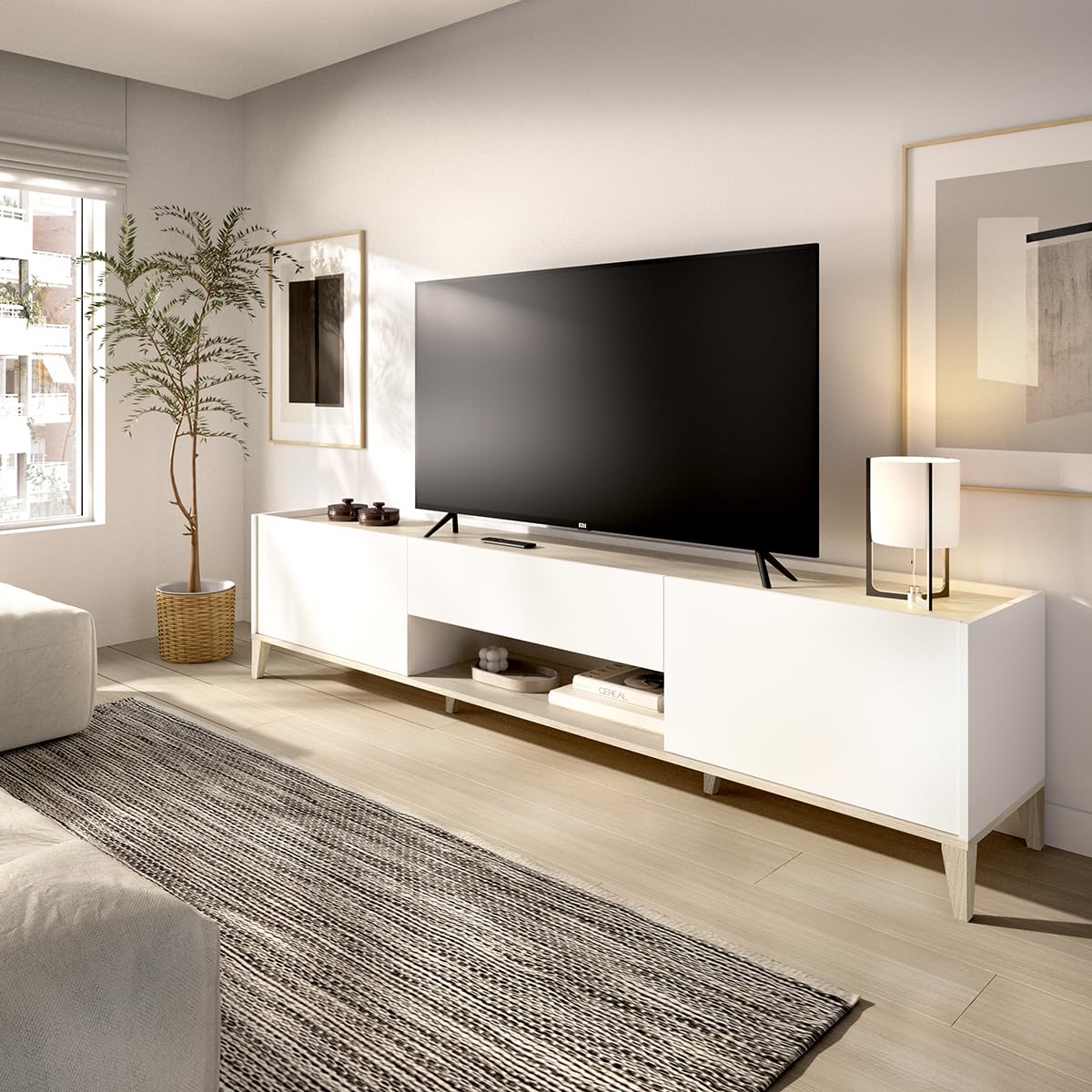 DEKIT Grupo RIMOBEL-Bari Mueble BAJO TV 200 cm