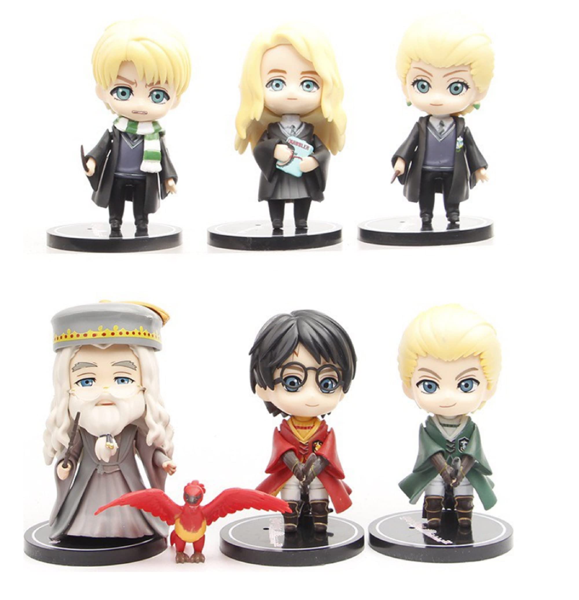 AUGEN Harry Potter Action Figures Limited Edition for Car Dashboard, Decoration, Cake, Office Desk & Study Table A-(9cm)(Pack of 6) (B09JC67341) Amazon Price History, Amazon Price Tracker