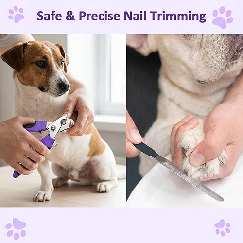 Miniatura 6 de Cepillo deslizante de autolimpieza para perros y gatos, herramienta de aseo para eliminar el pelo, accesorio de suministros para mascotas