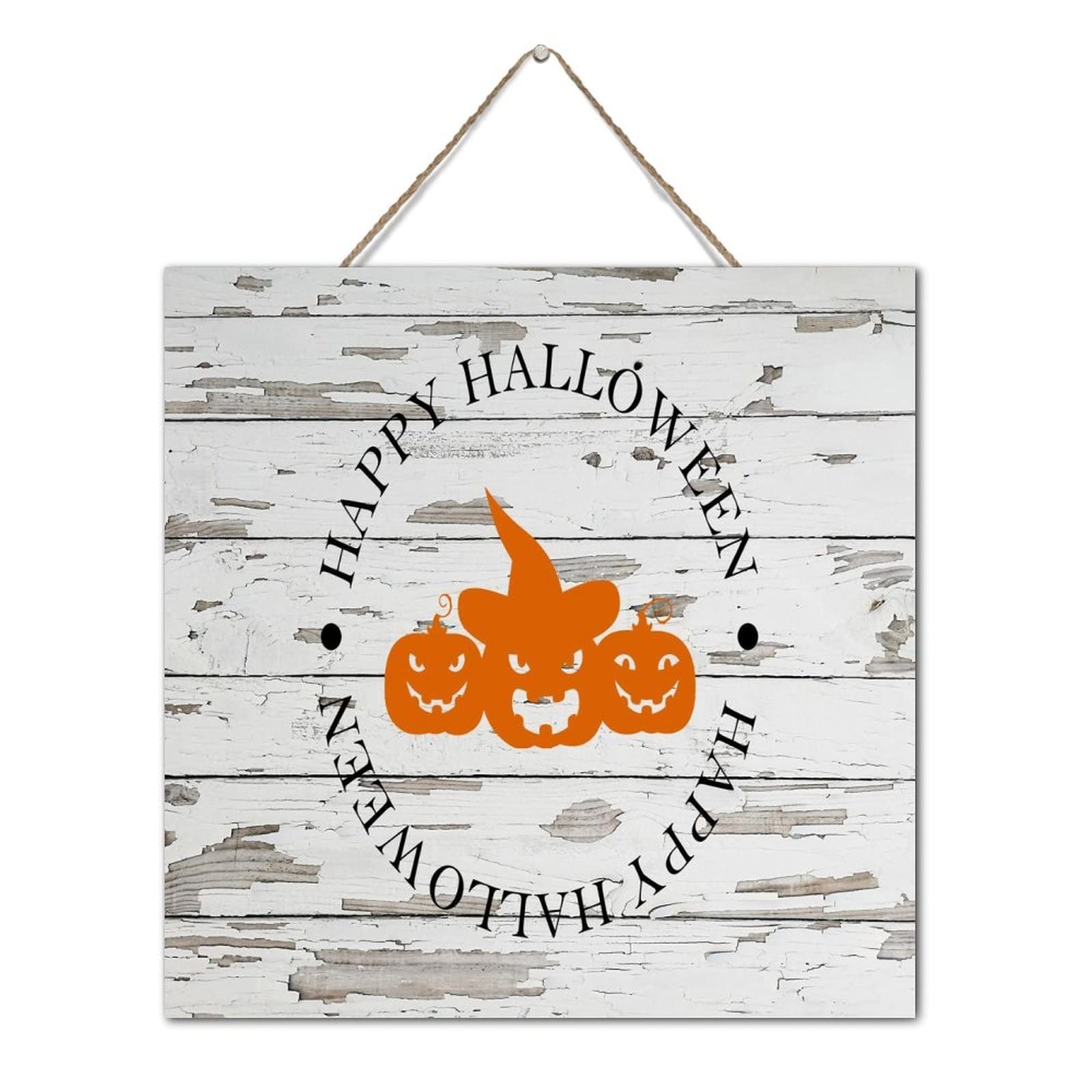 Panneau en bois Happy Halloween pour transformer votre cuisine et salon en espace festif