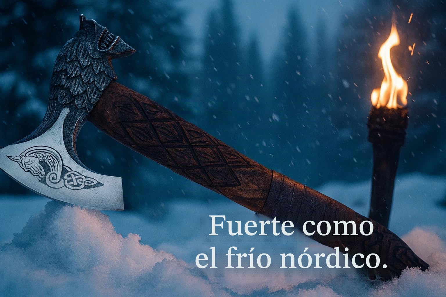 Novahaven Hacha vikinga forjada a mano de lujo – Hoja de acero al carbono de 22 pulgadas con mango de madera de fresno tallada | Hacha artesanal al aire libre para coleccionistas, camping e ideas de