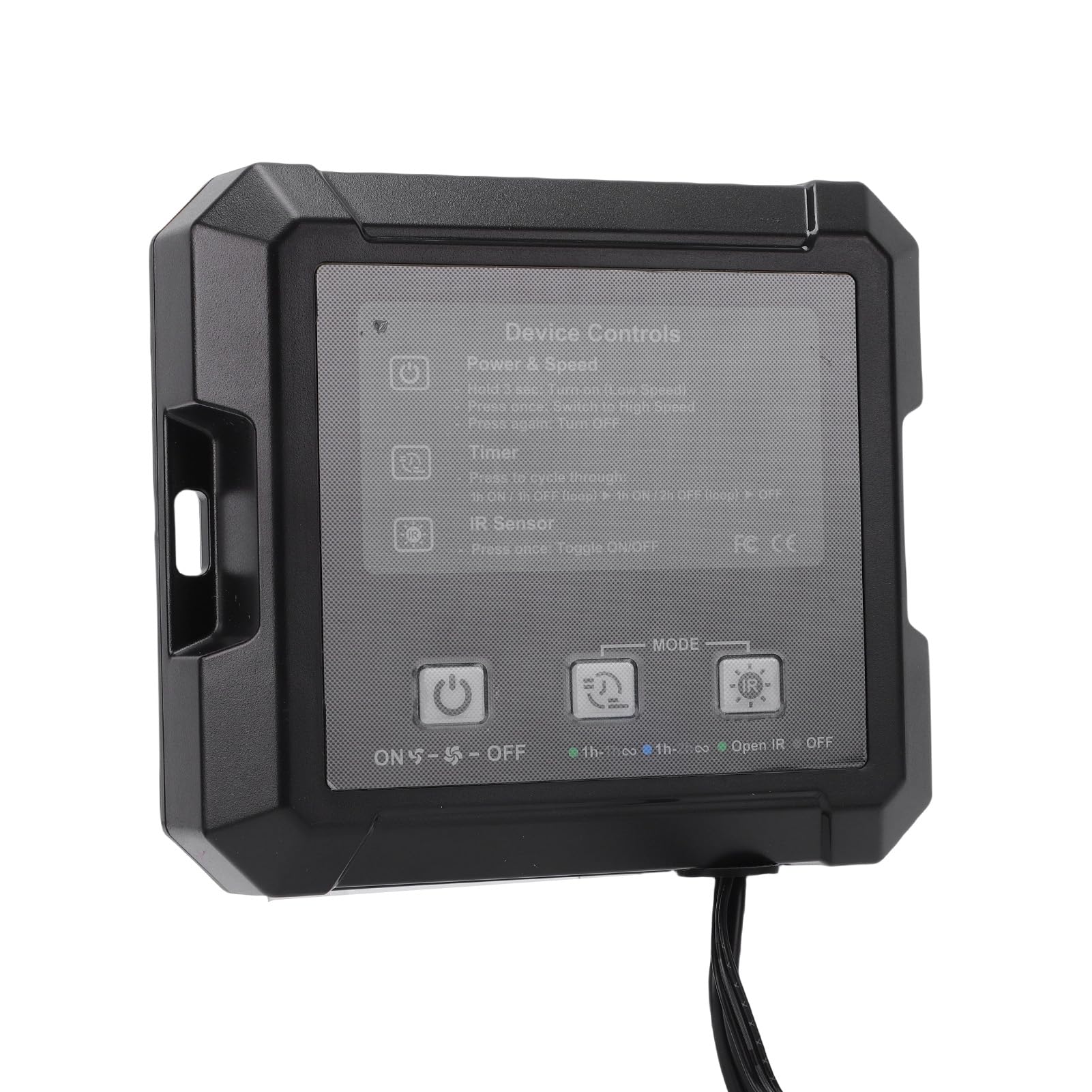 Cryfokt Ventilador Solar para Gallinero, Ventilador de Escape con Energía Solar de 25 W, de Invernadero con Configuración de Dual, Batería de 2500 MAh y 3 Modos de Operación para Ventilación de