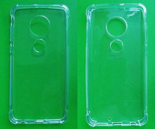 Miniatura 3 de TIYA Caso para Motorola G7 CasoMoto G7 Plus Clear 6.2 "TPU Cuatro Esquinas Funda Protectora Transparente Suave Funda