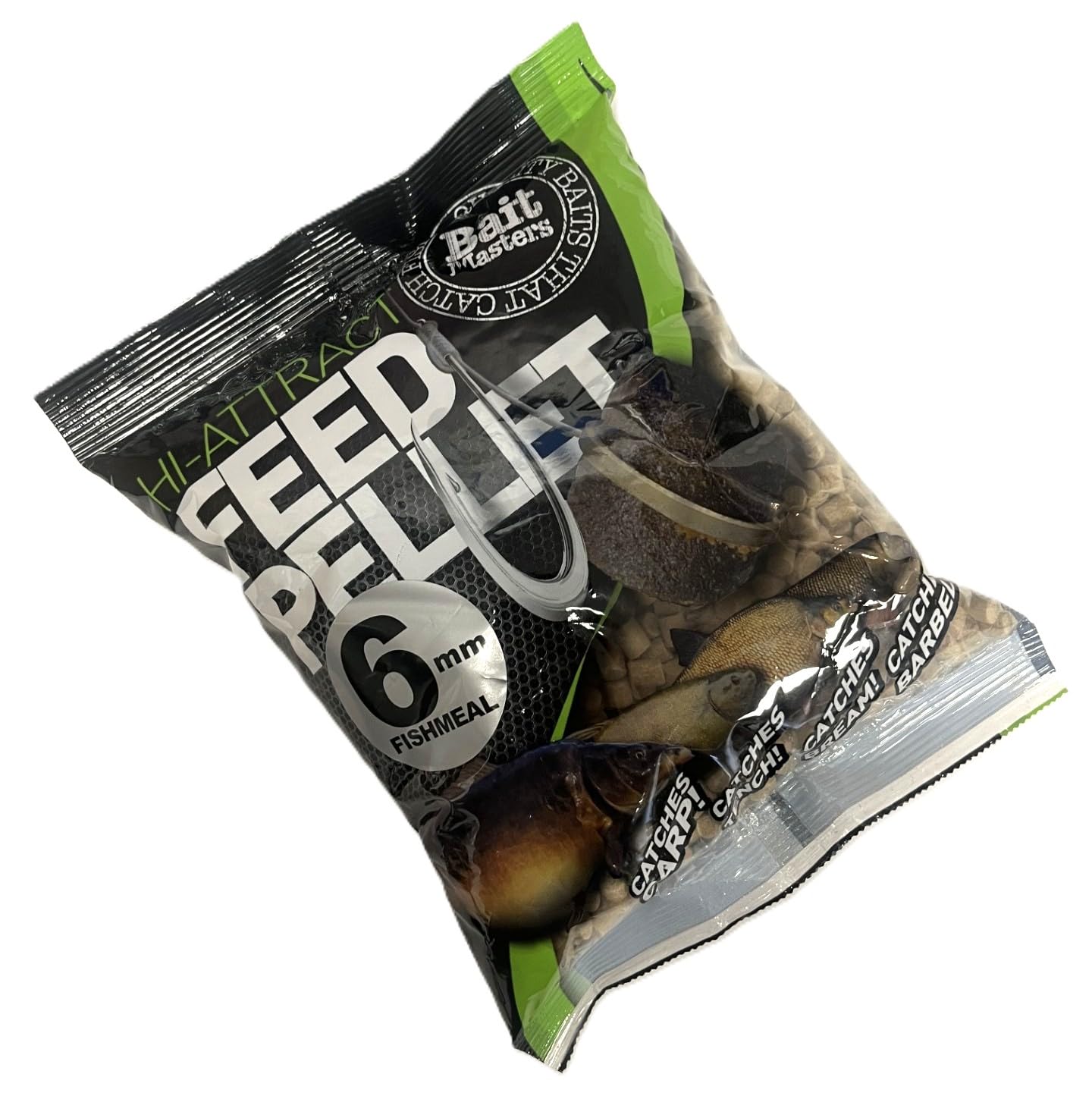 Bait Masters Feed Pellets - Fishmeal 6mm 500g Fishing Bait