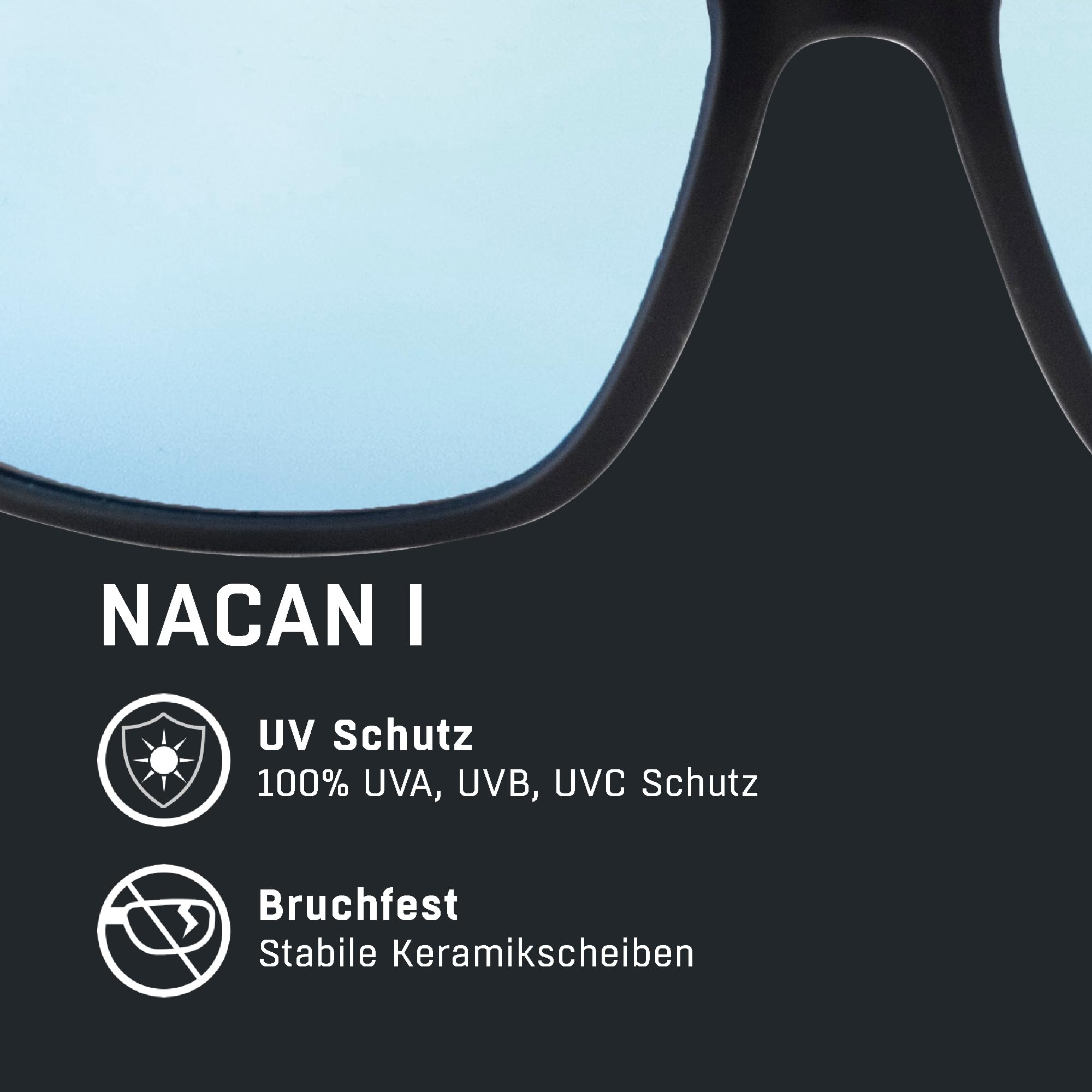 ALPINA NACAN I - Verspiegelte und Bruchsichere Sonnenbrille Mit 100% UV-Schutz Für Erwachsene