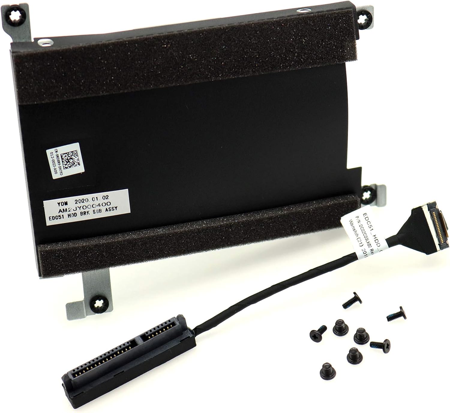 Black Friday - 40% OFF Deal4GO SATA Hard Drive Disk Cable 78RF8 w/ 2.5 HDD Bracket Caddy ND8N9 for Dell Latitude 15 5510 5511 5500 5501 5502 5505 Precision 15 3540 3541 3542 3550 3551