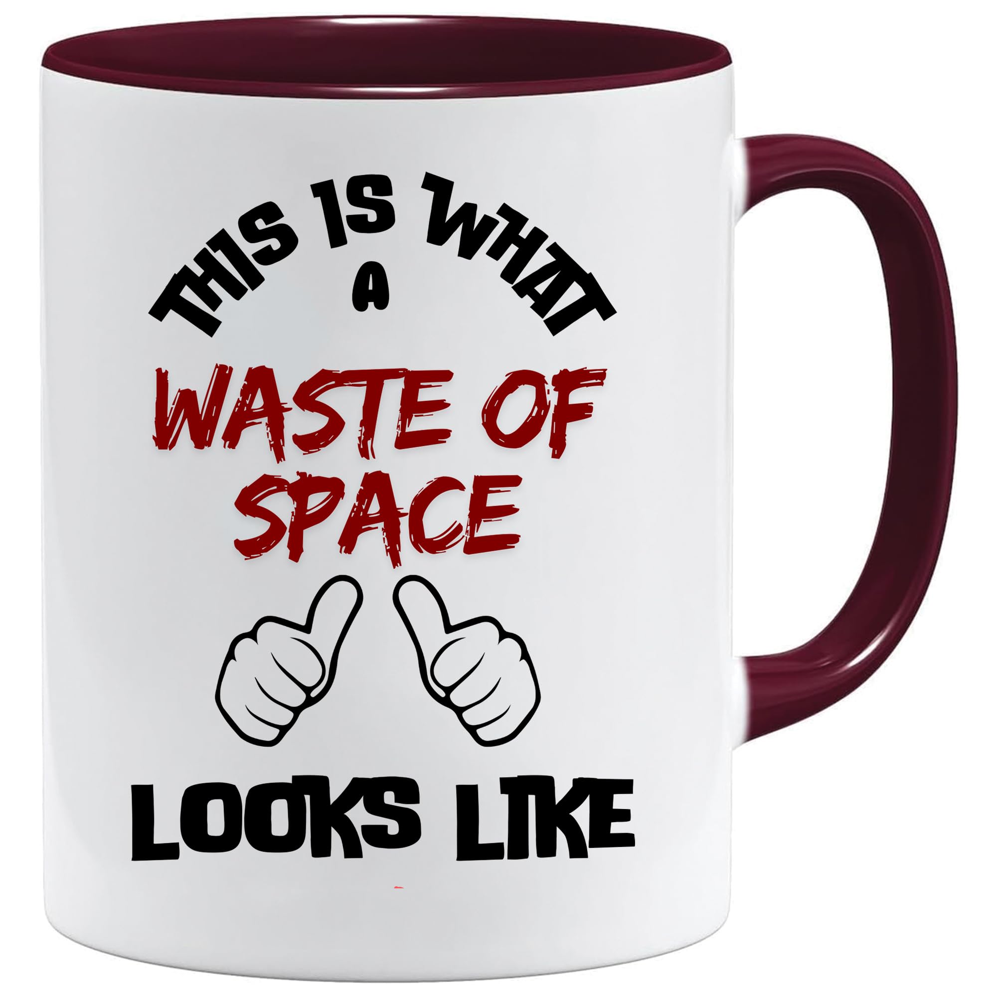 Jungle Mug Funny Work Gifts | Gift for Colleagues | Secret Santa Gifts | Rude Gifts for Men | Coffee Gifts for Women | Leaving Gifts for Colleagues (Waste of Space)