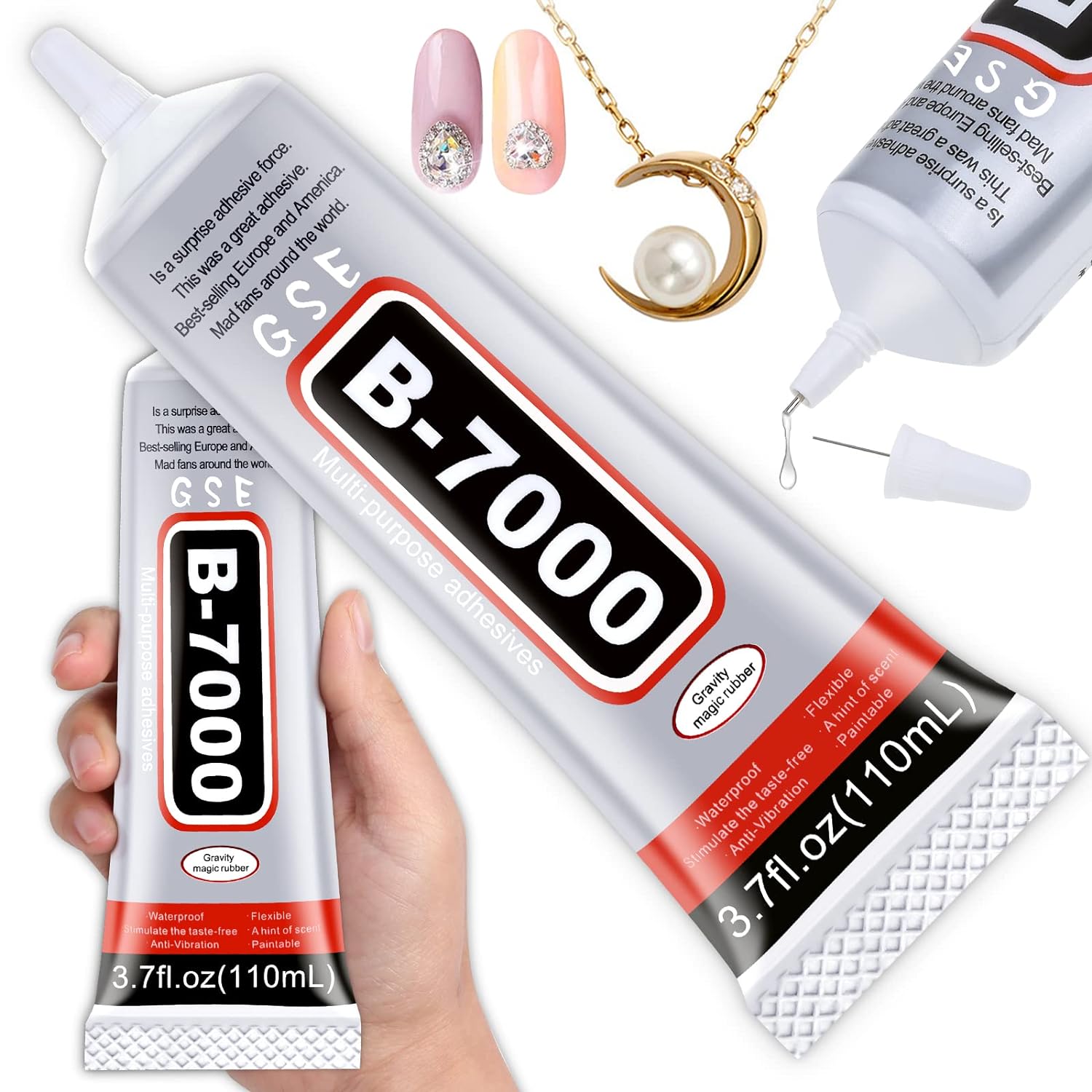 Amazon.com: B7000 Rhinestones Glue for Crafts, 110ML Glue of