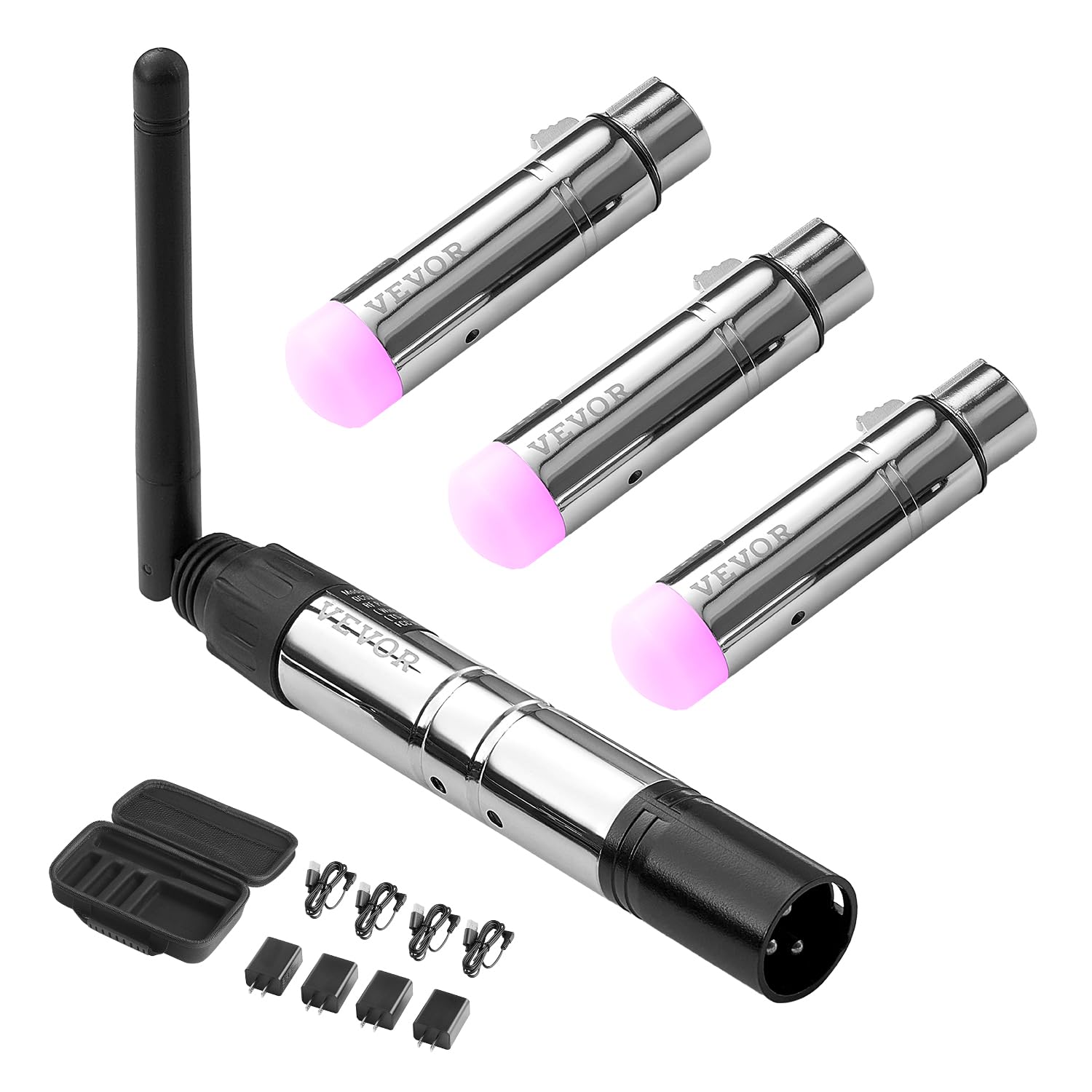 Amazon.com: VEVOR Wireless DMX, 4 PCS 3 Receivers & 1 Transmitter