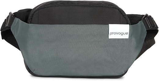 Provogue Rover Waist Bag for Men &amp; Women, Crossbody Waist Pouch with Zippered Compartments &amp; Adjustable Strap,Multipurpose...