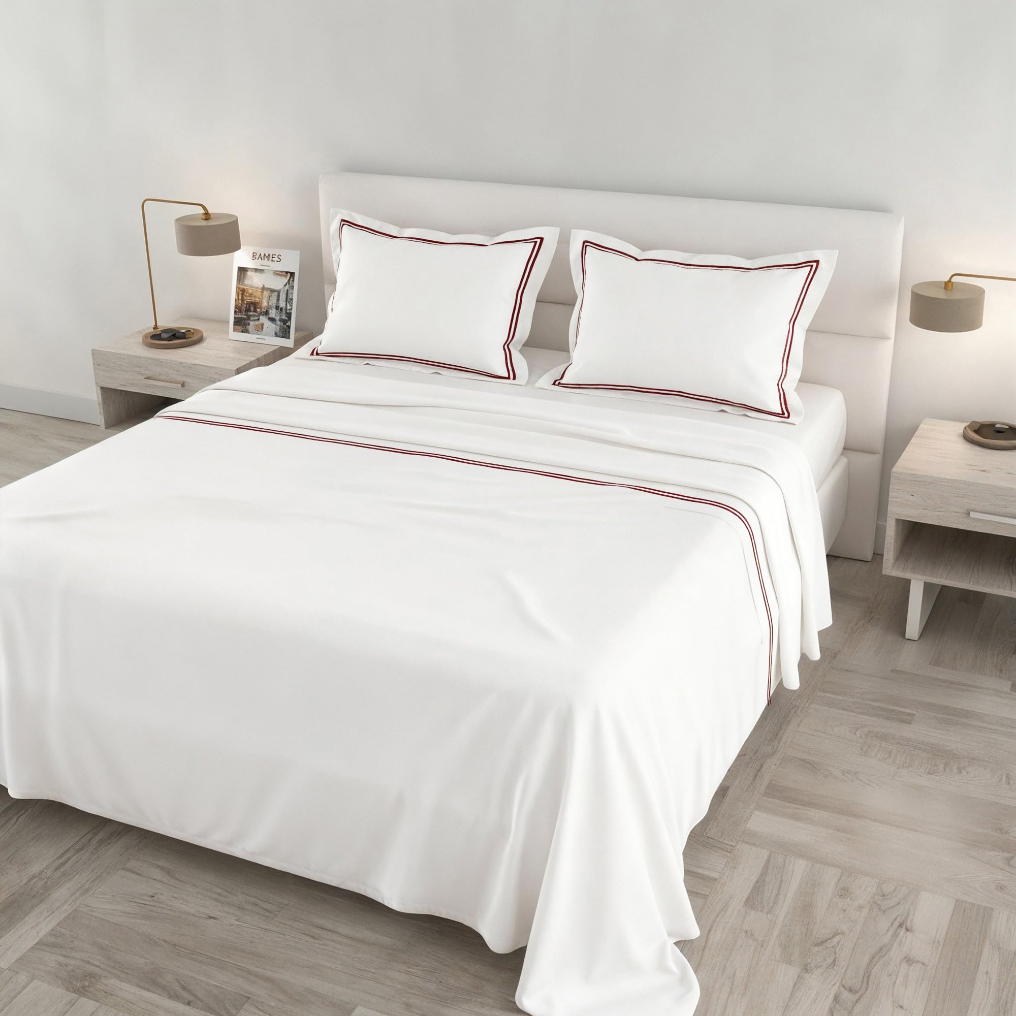 Set de draps Venere coton matrimonial maxi pour literie haut de gamme