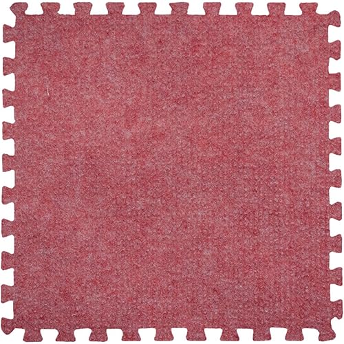 Miniatura 7 de Azulejos gruesos entrelazados de espuma EVA, superficie con textura de alfombra, rompecabezas entrelazados para gimnasio en casa, habitación de