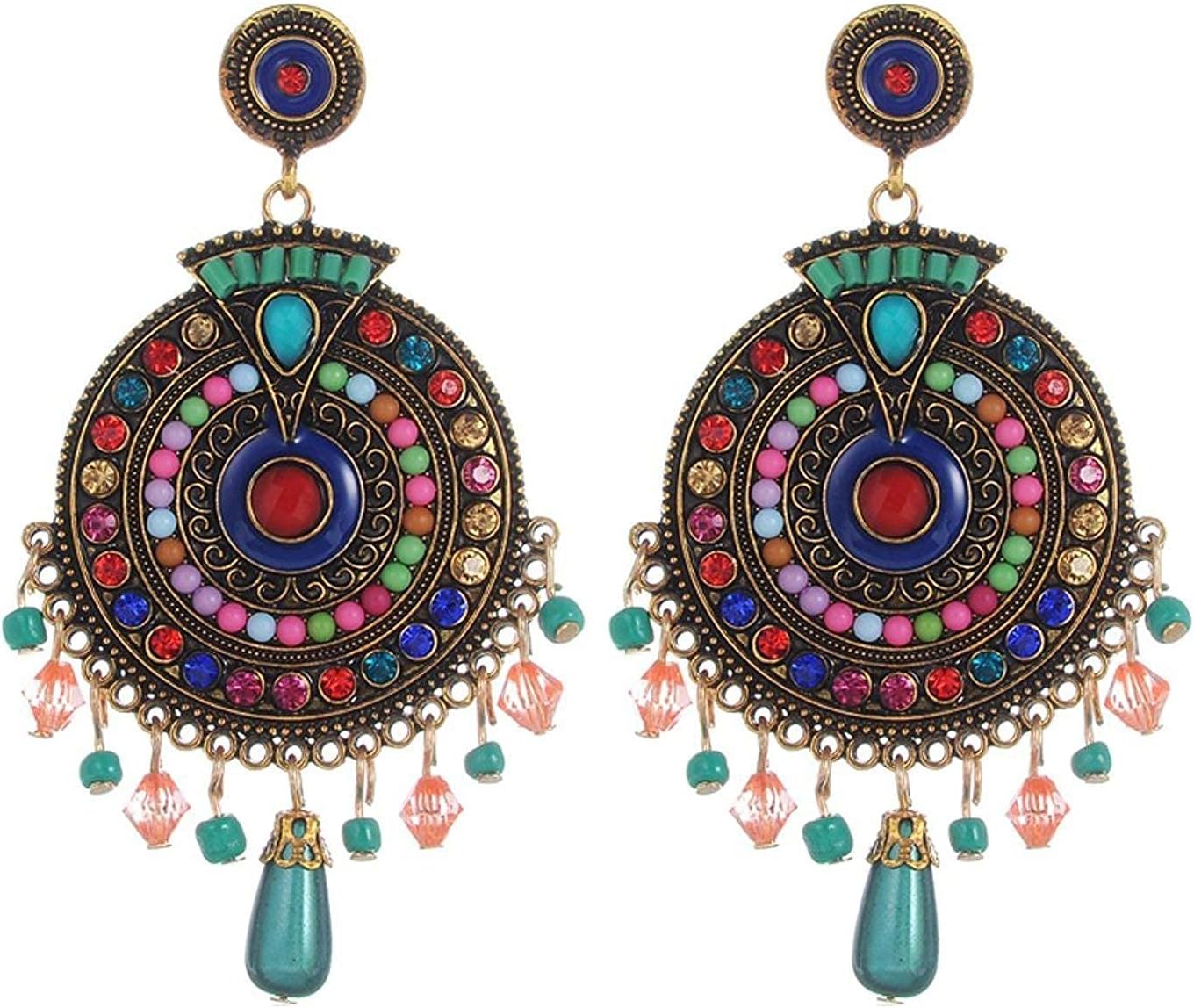 Youbella Jewellery Bohemian Multi-Color Earrings For Girls And Women